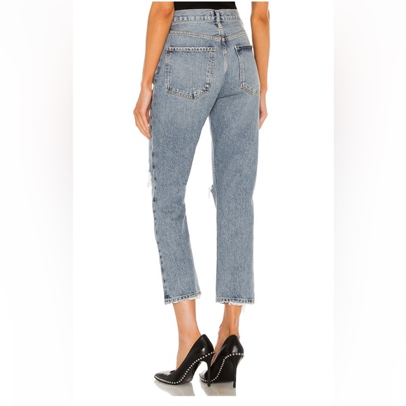 Agolde Riley High Rise straight crop - Escalate Wash size 26 - Picture 3 of 3